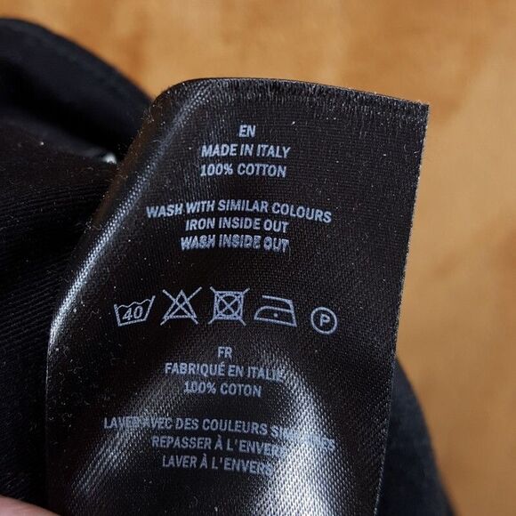 BLK DNM Jeans Mens Size 38x32 Black Wash 77 Bootcut Denim $270 - Picture 5 of 6